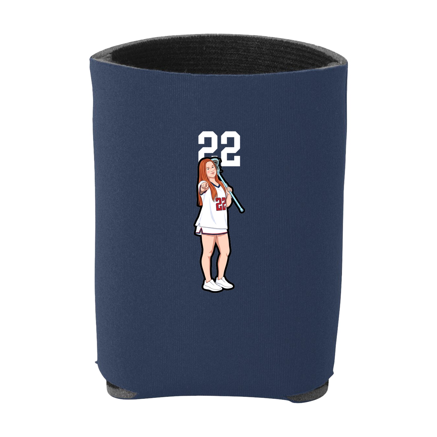 Can Holder — Number Top in Navy