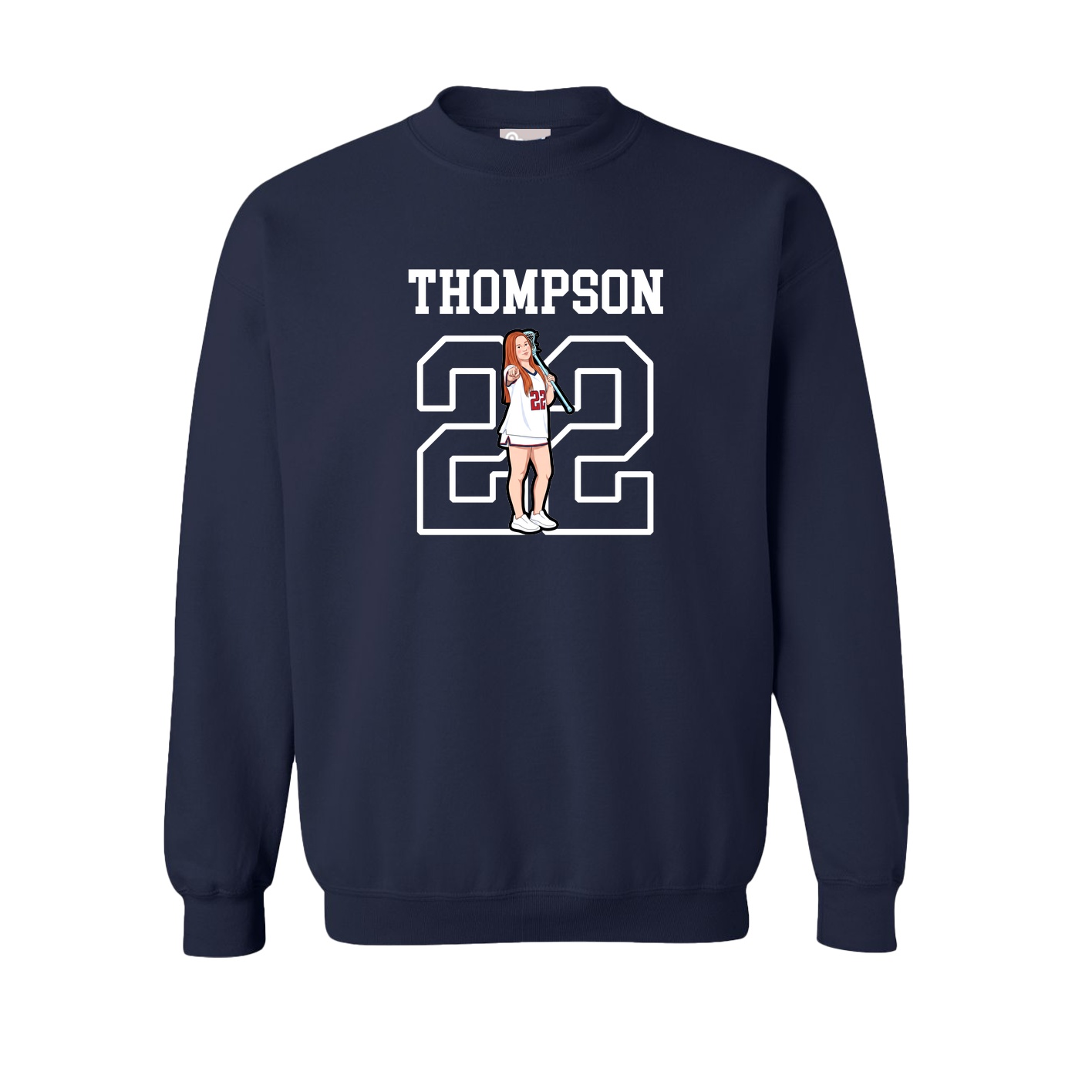 Fleece Crew — Shirsey in Navy