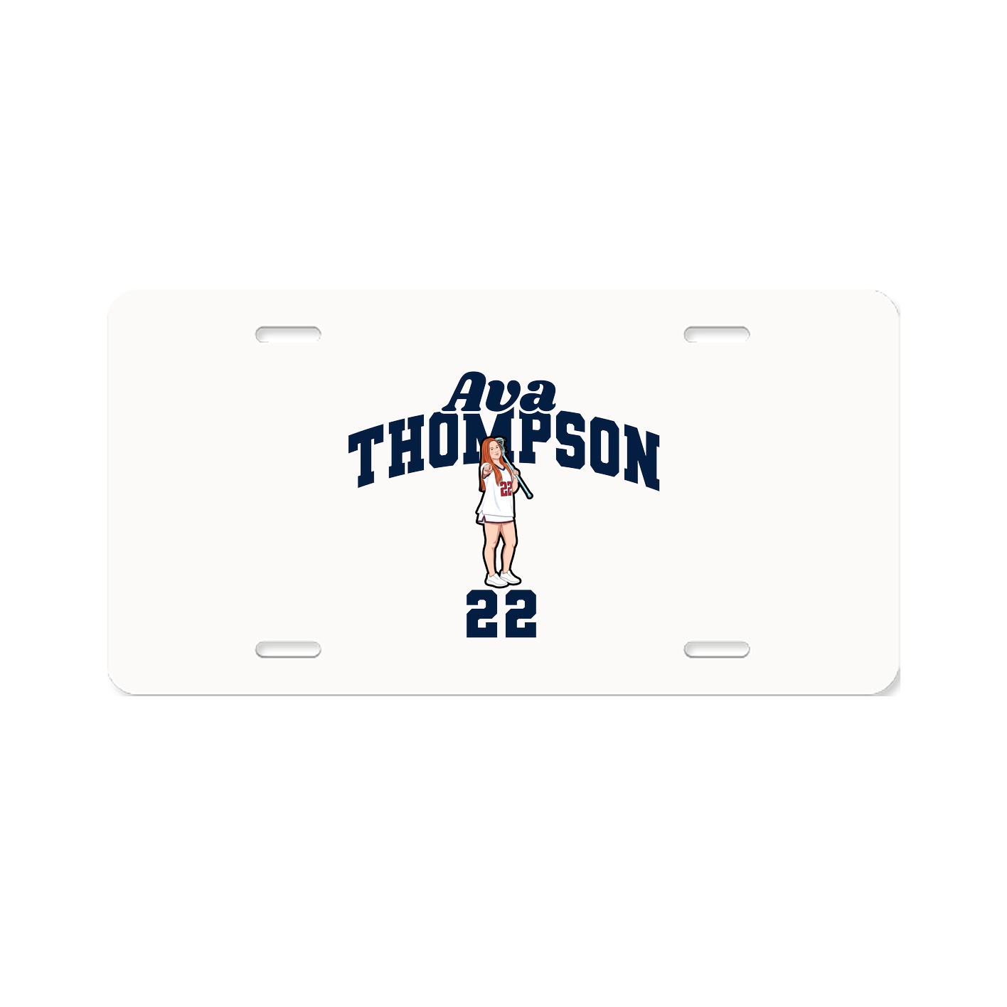 License Plate — Signature Arch in Classic