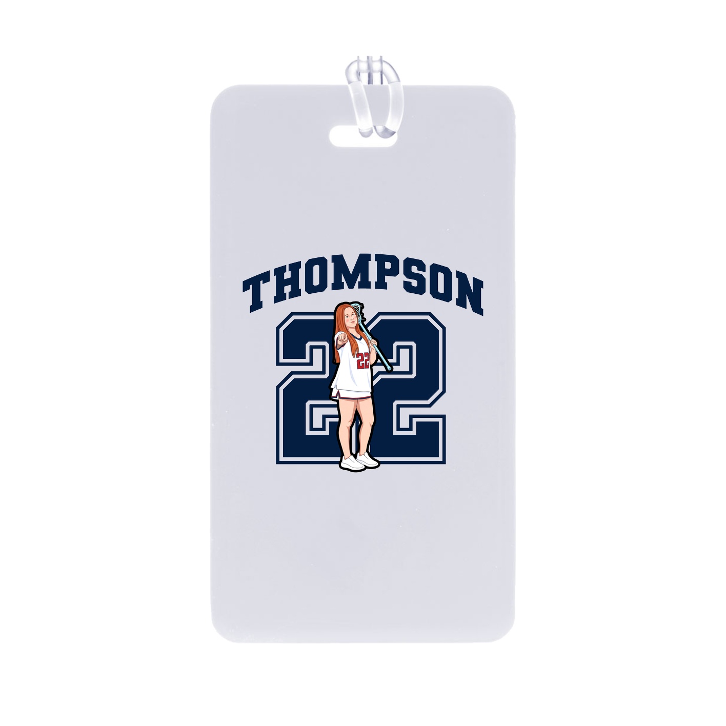 Bag Tag — Number in Classic