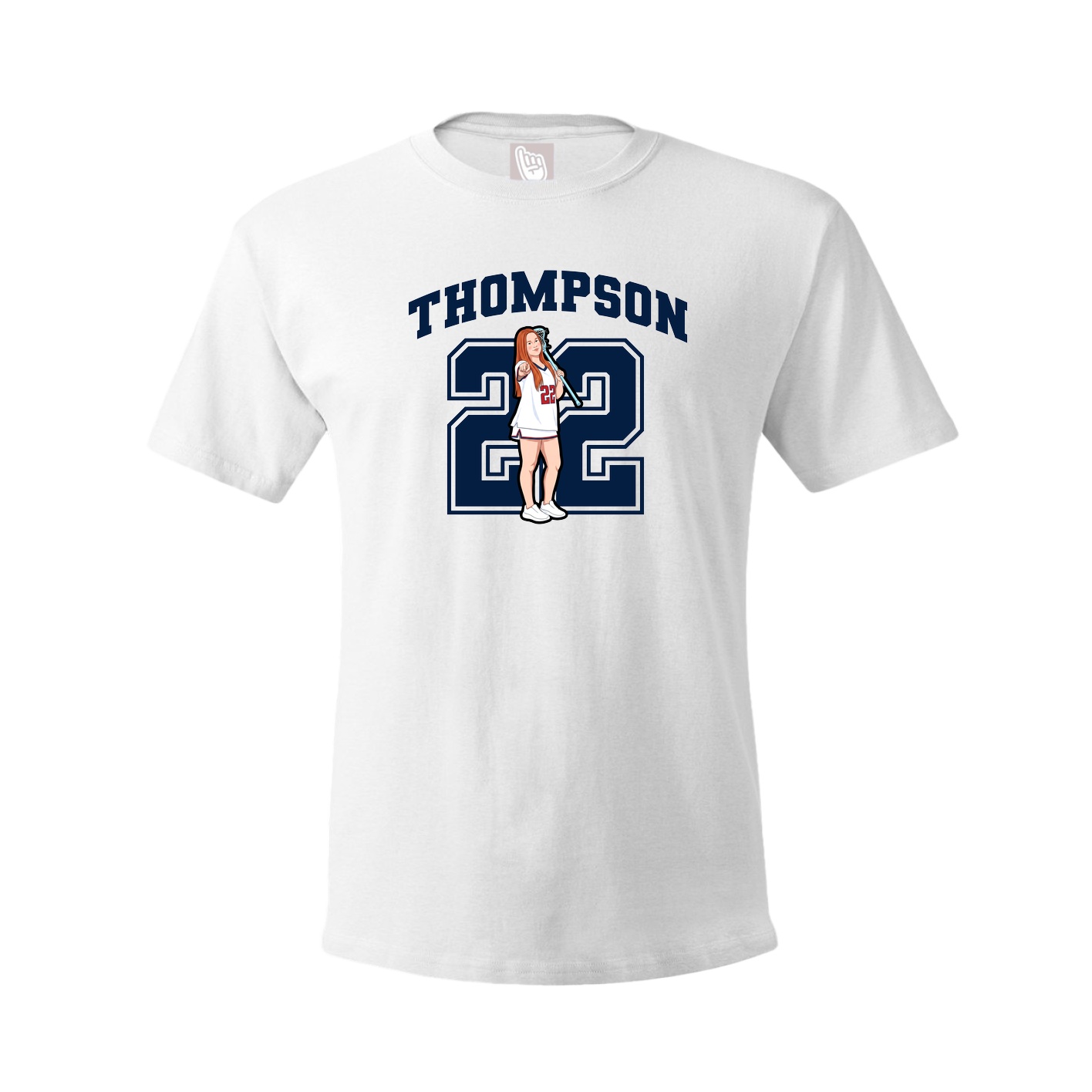 Tee — Number in White