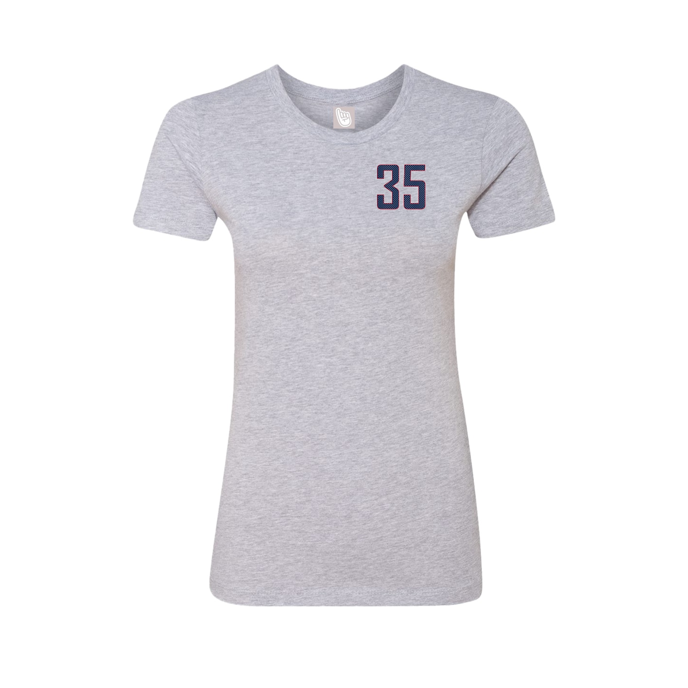 Womens Tee — Front Shirsy in Grey