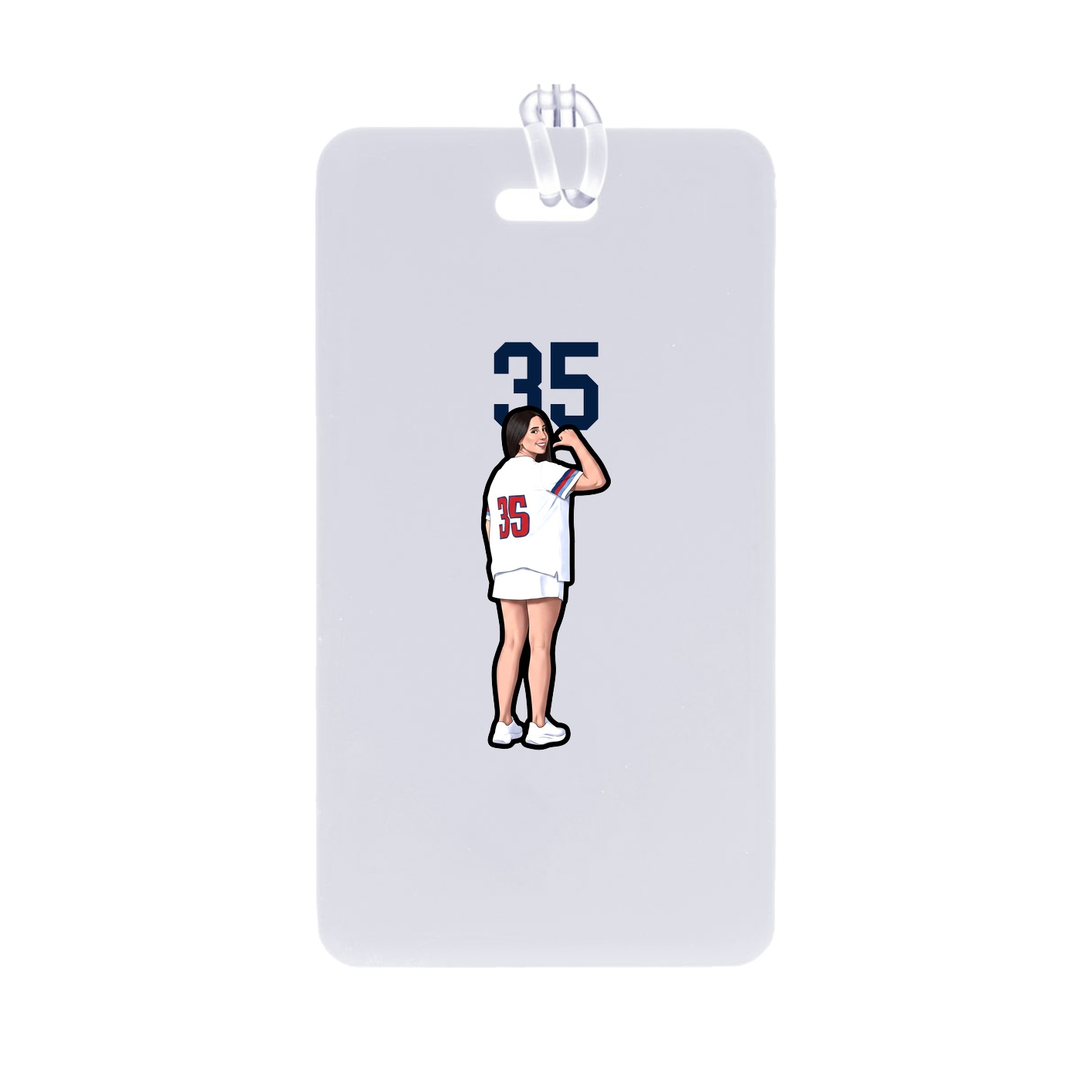 Bag Tag — Number Top in Classic