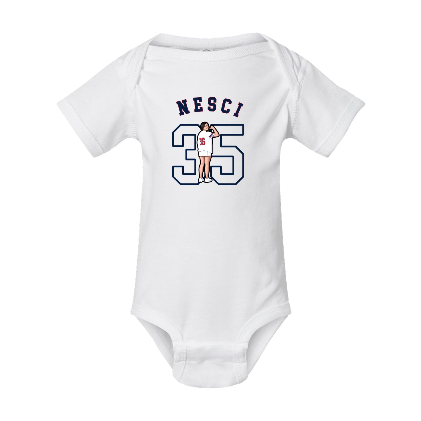 Baby Onesie — Shirsey Arch in White