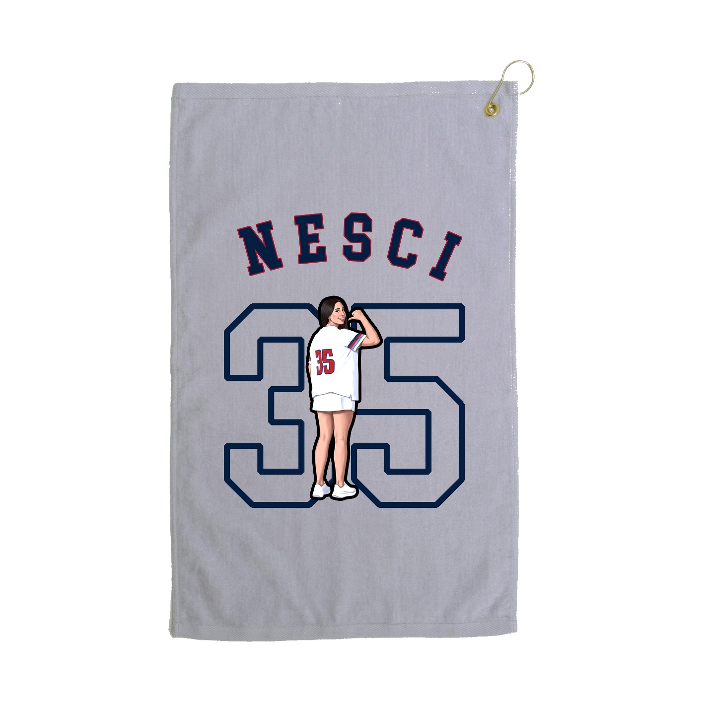 Golf Towel — Shirsey Arch in Grey