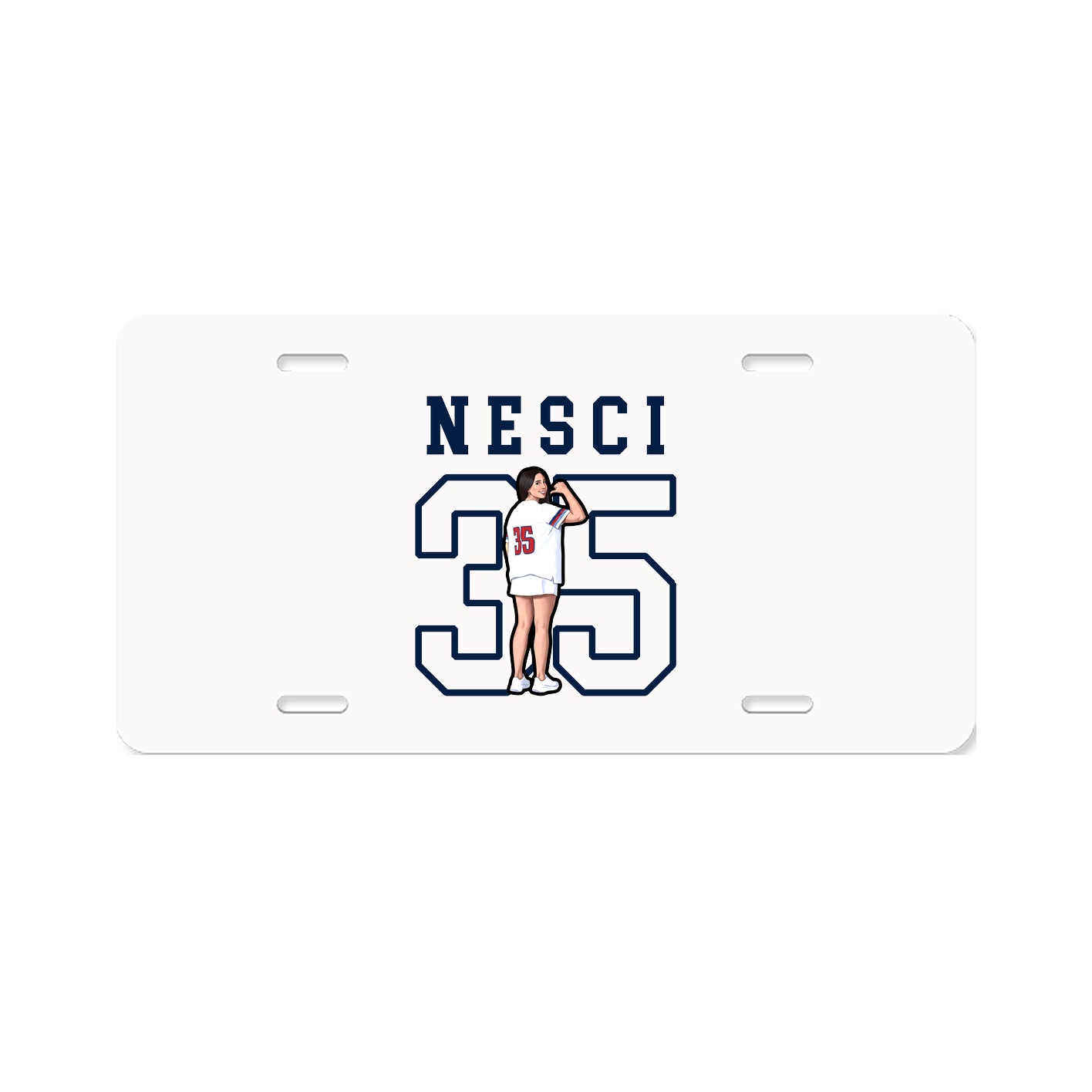 License Plate — Shirsey in Classic