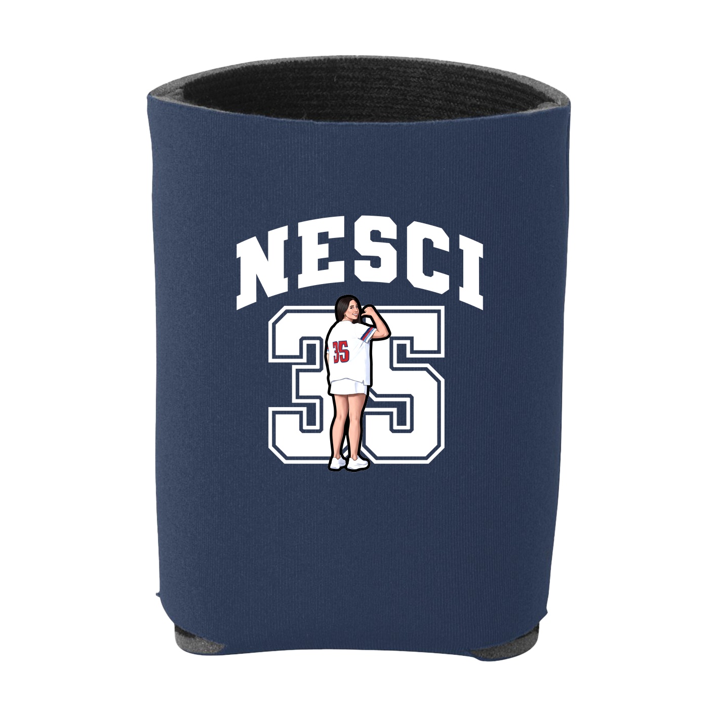 Can Holder — Number in Navy