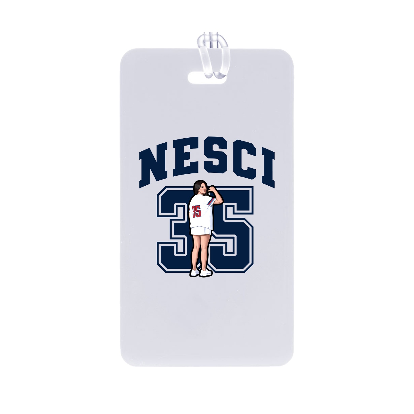Bag Tag — Number in Classic
