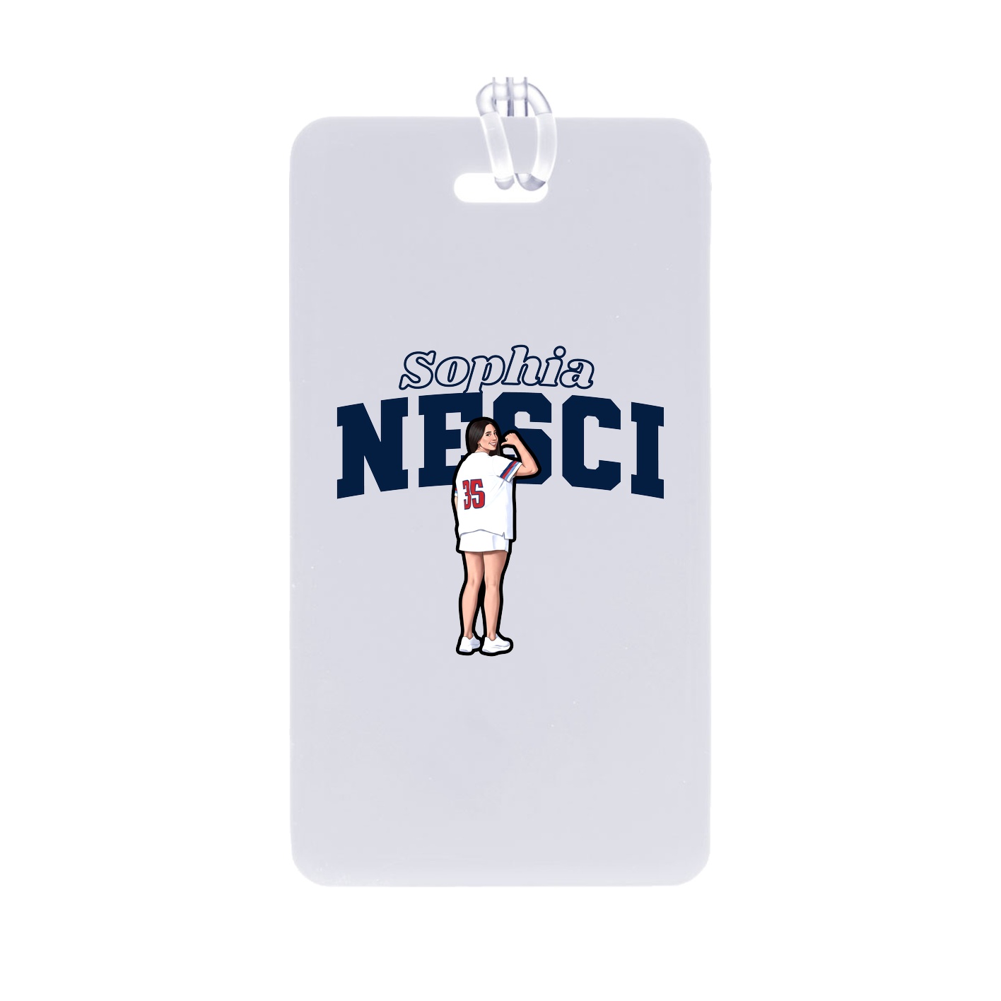 Bag Tag — Name Arch in Classic