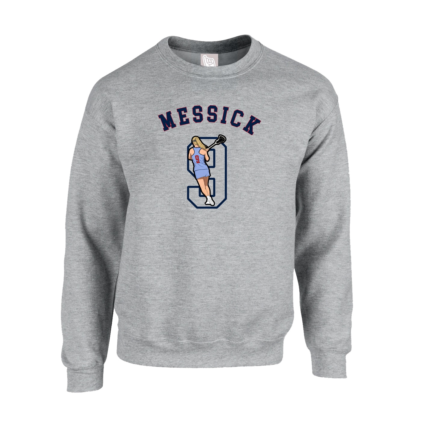 Fleece Crew — Shirsey Arch in Grey