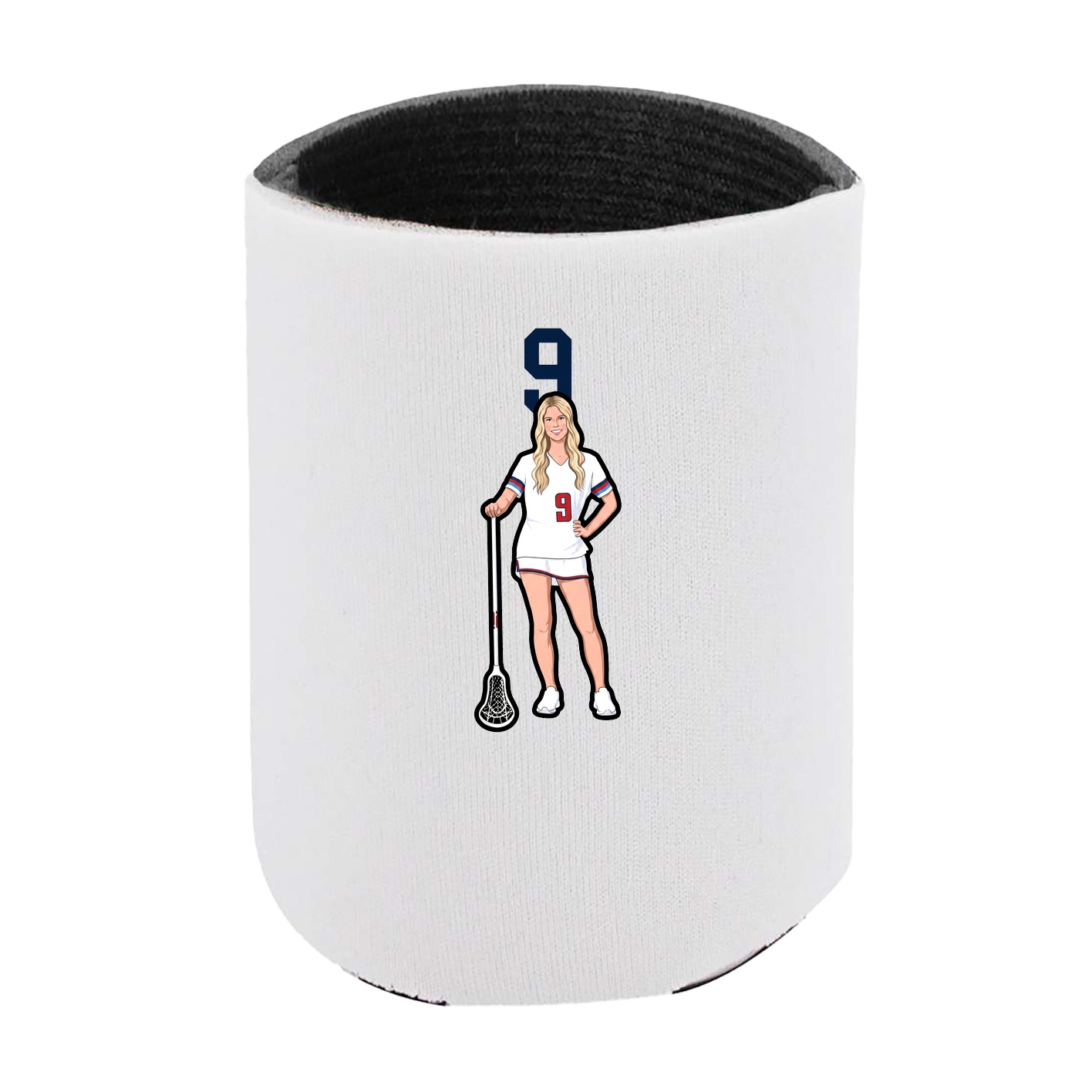 Can Holder — Number Top in White