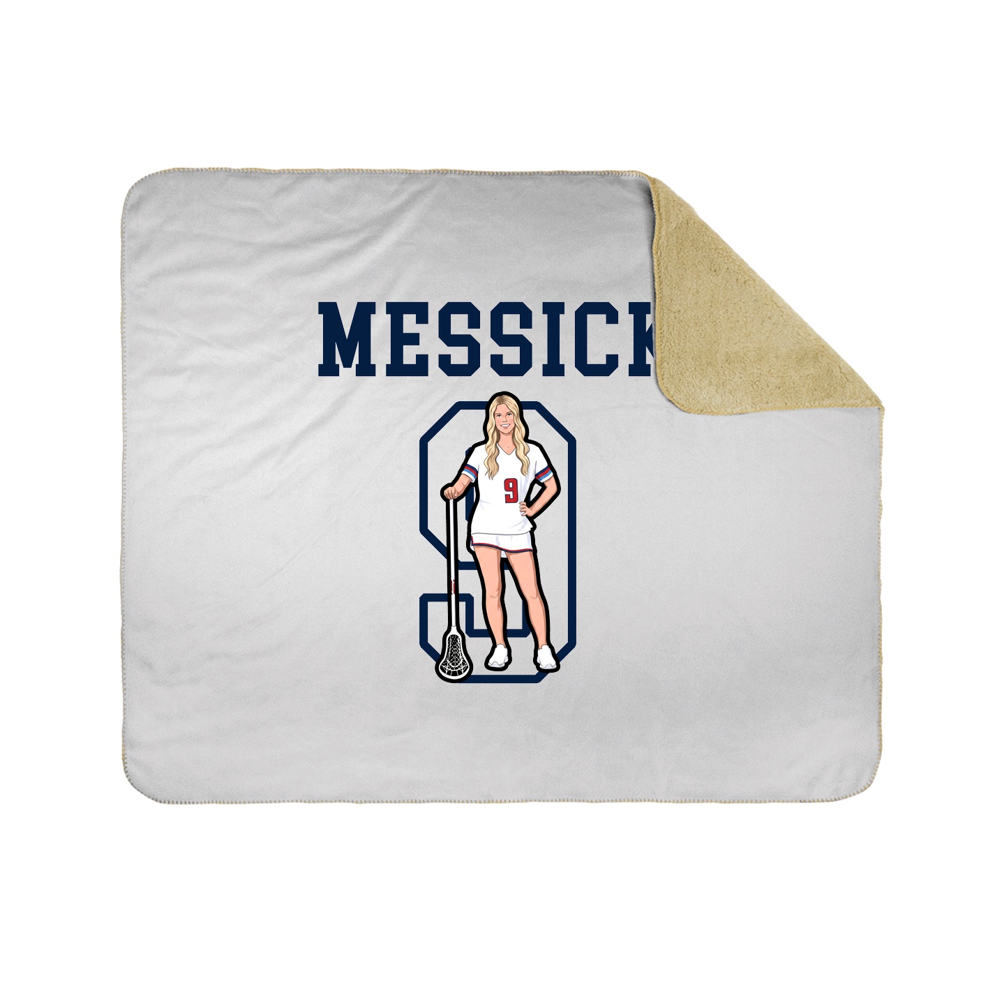 Throw Blanket — Shirsey in White
