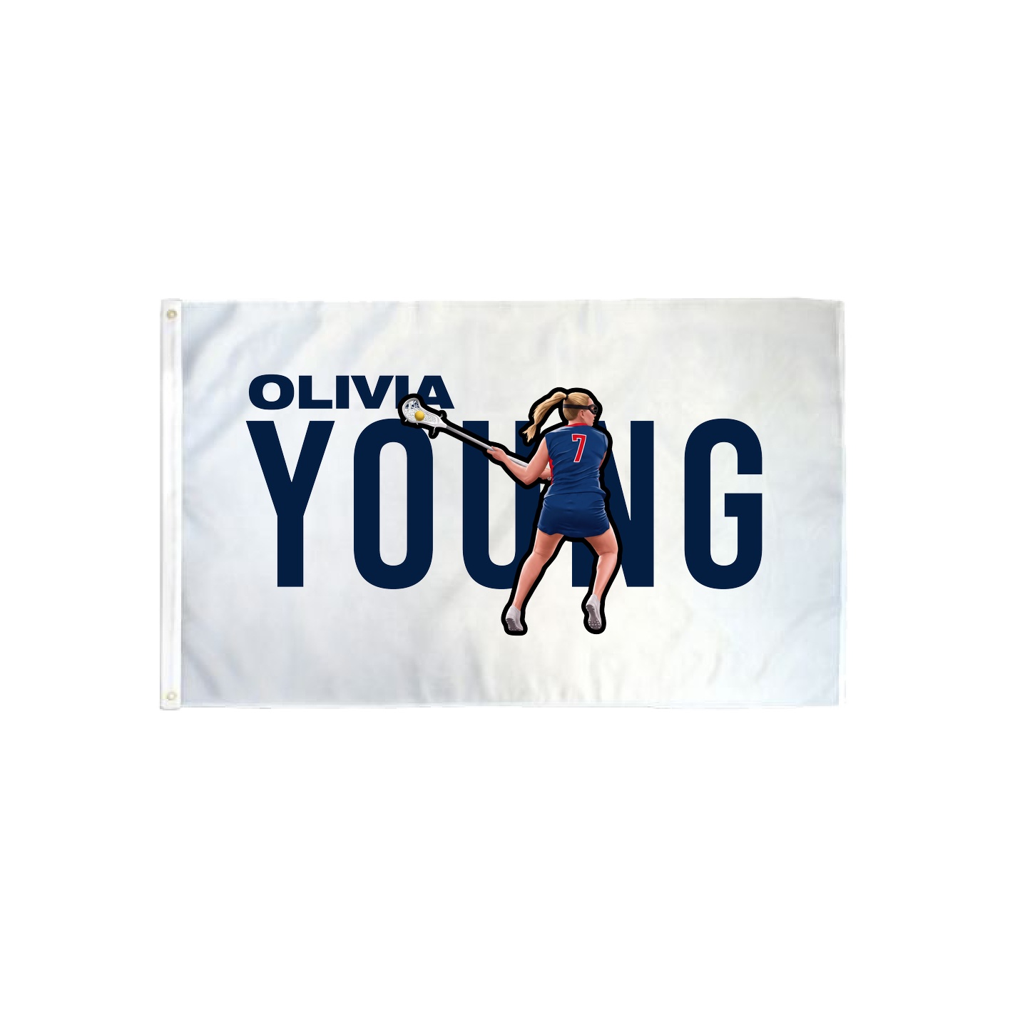 3x5 Flag — Player Name in Classic