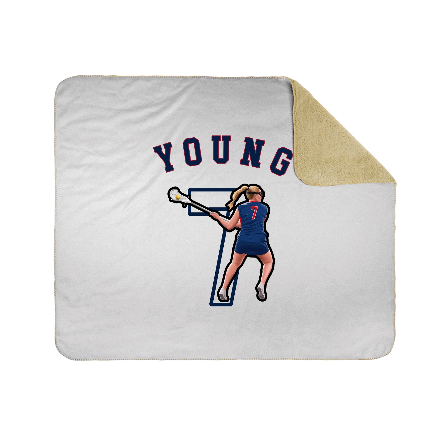 Throw Blanket — Shirsey Arch in White