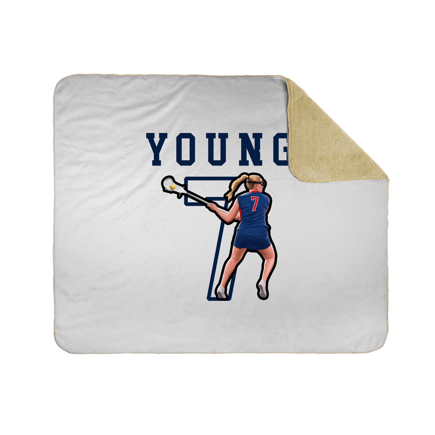 Throw Blanket — Shirsey in White