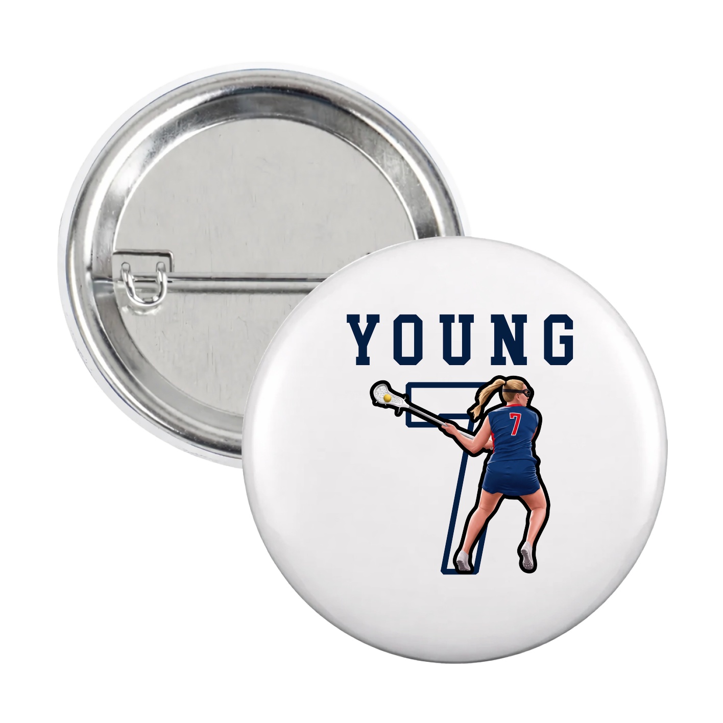 Game Day Button — Shirsey in White