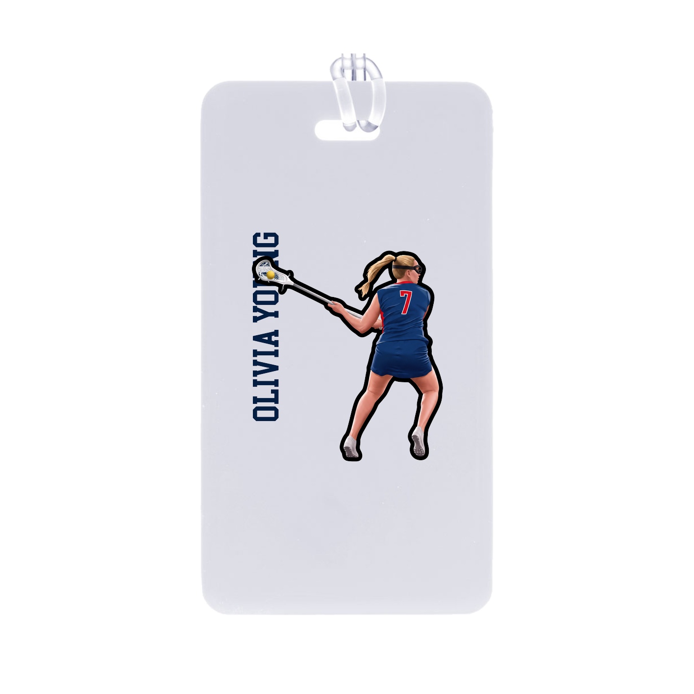 Bag Tag — Name Vertical in Classic