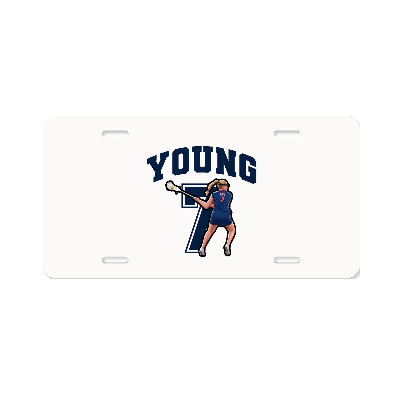 License Plate — Number in Classic