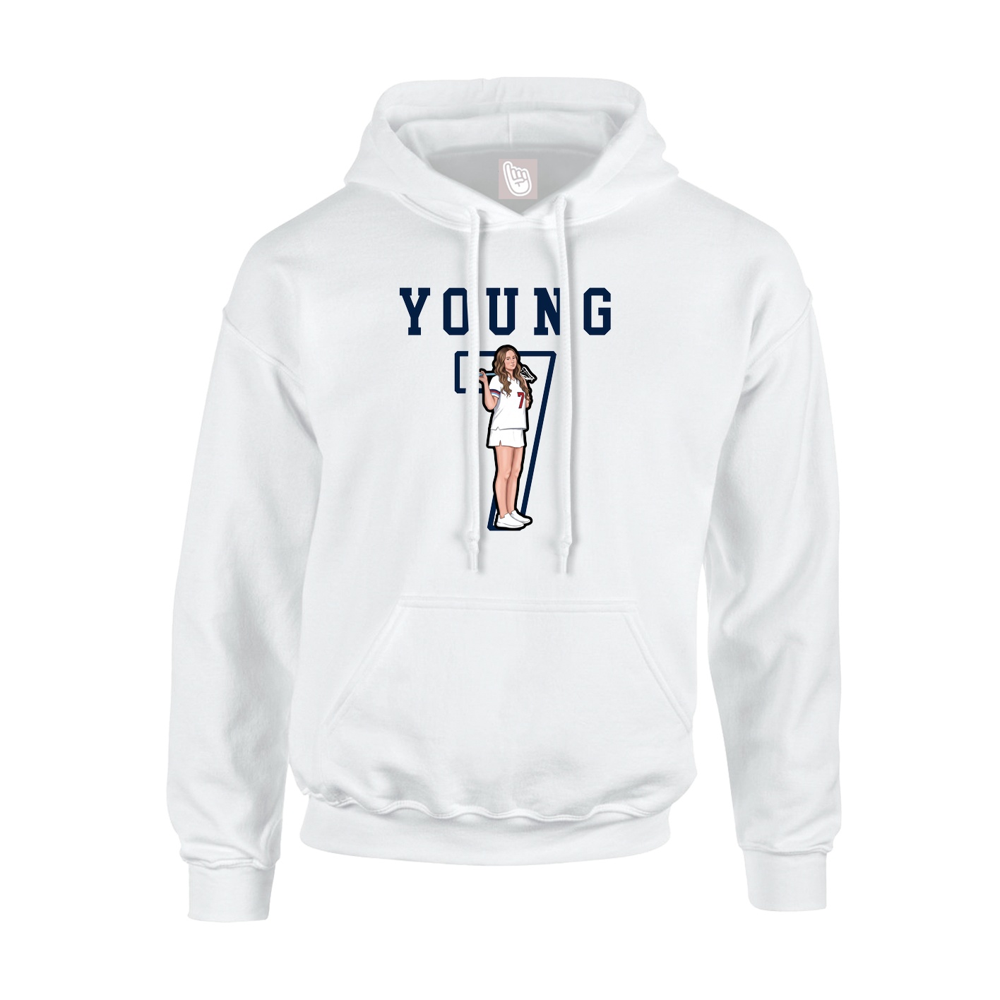 Youth Hoodie — Shirsey in White