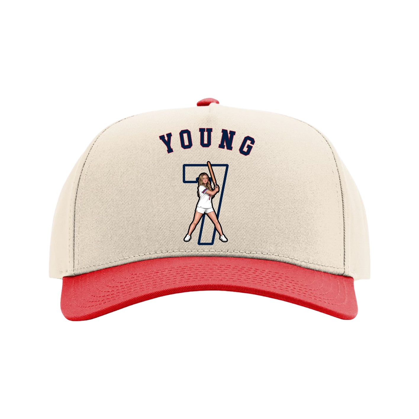 Full Fabric Five-Panel Champ Cap