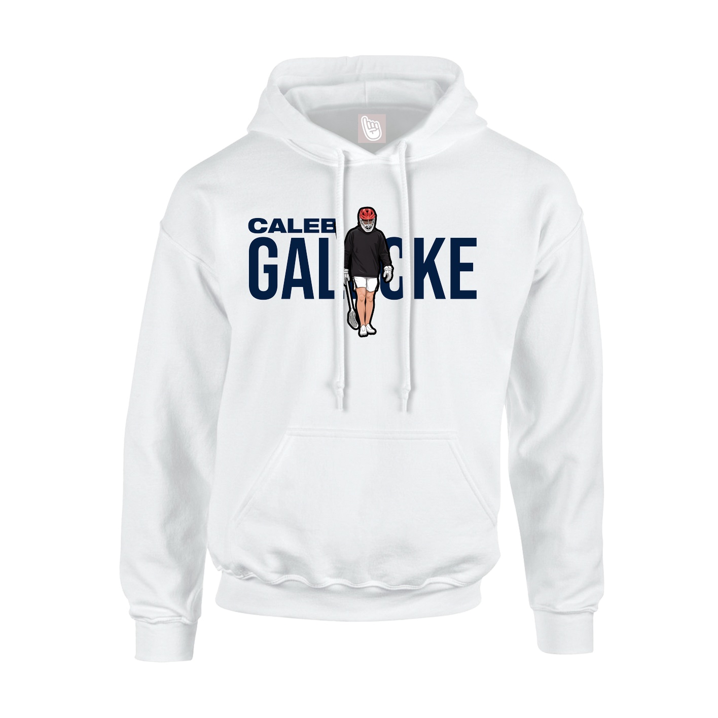 Youth Hoodie — Player Name in White