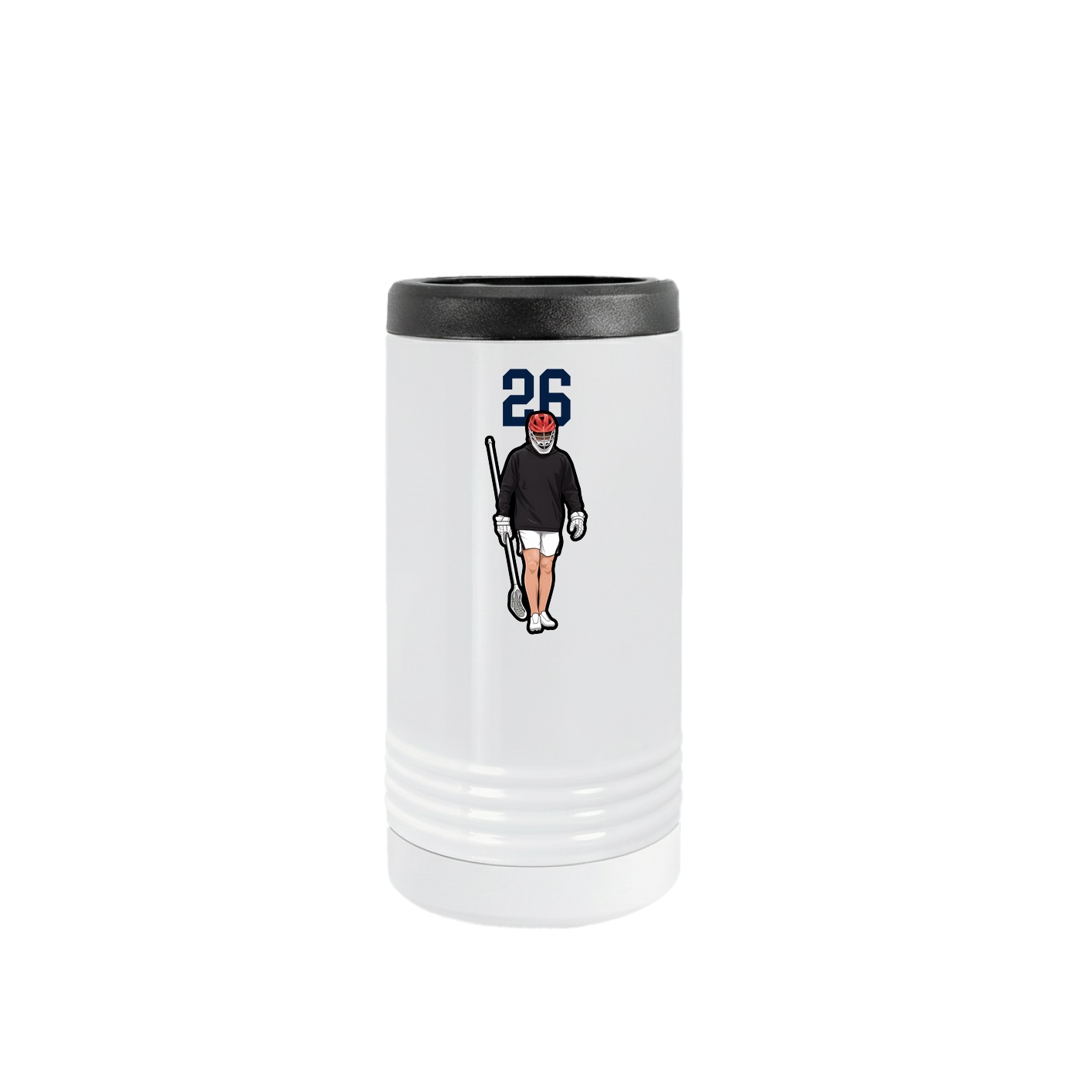 Slim Beverage Holder — Number Top in White