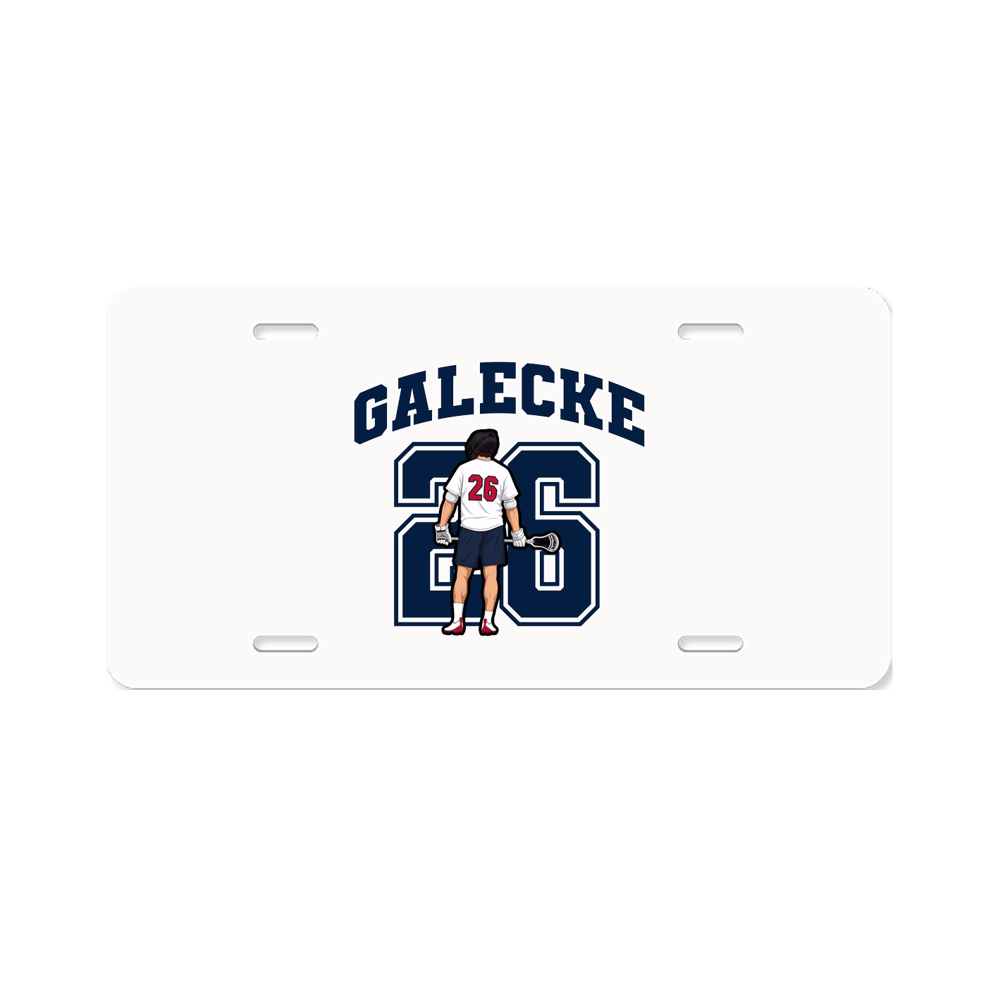 License Plate — Number in Classic