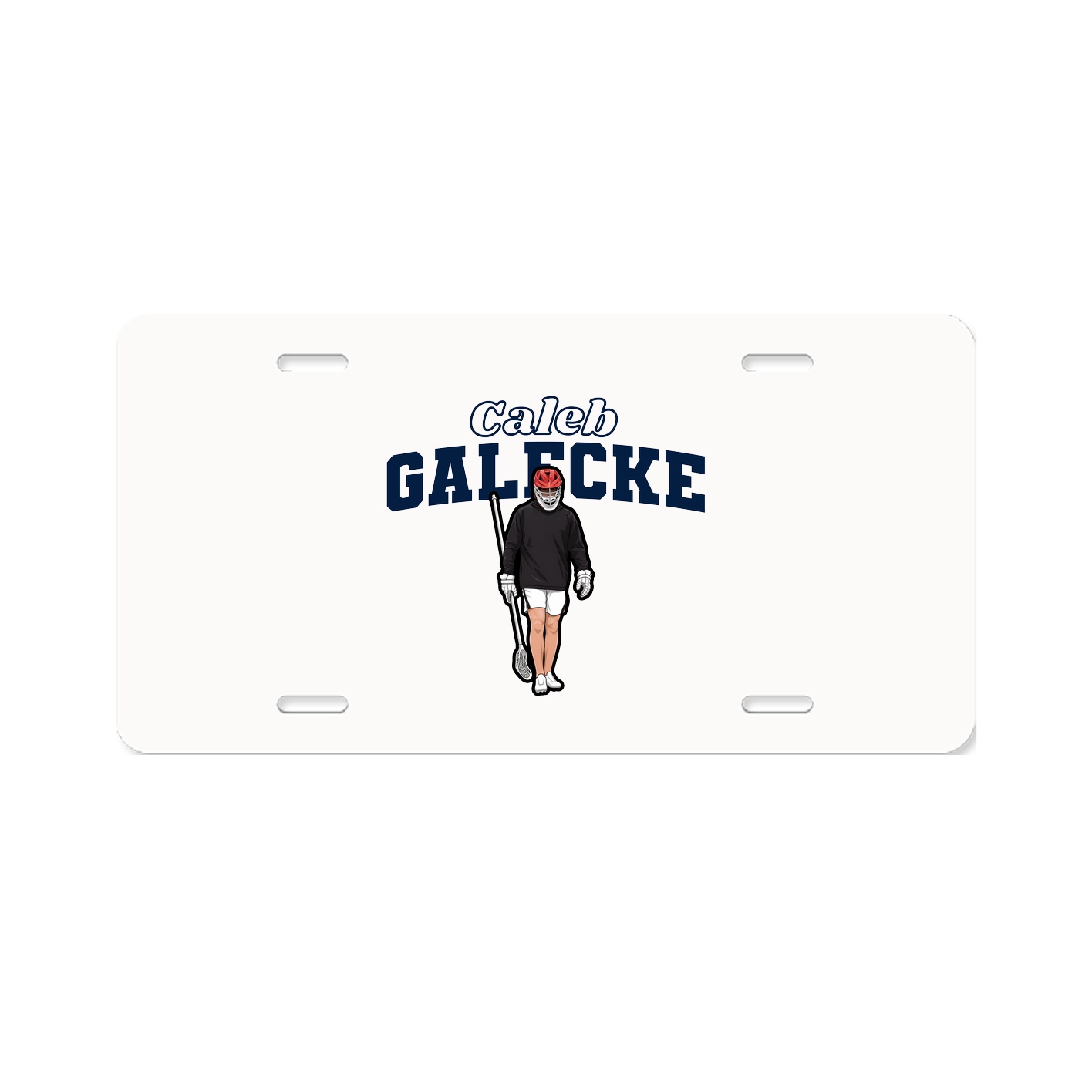 License Plate — Name Arch in Classic