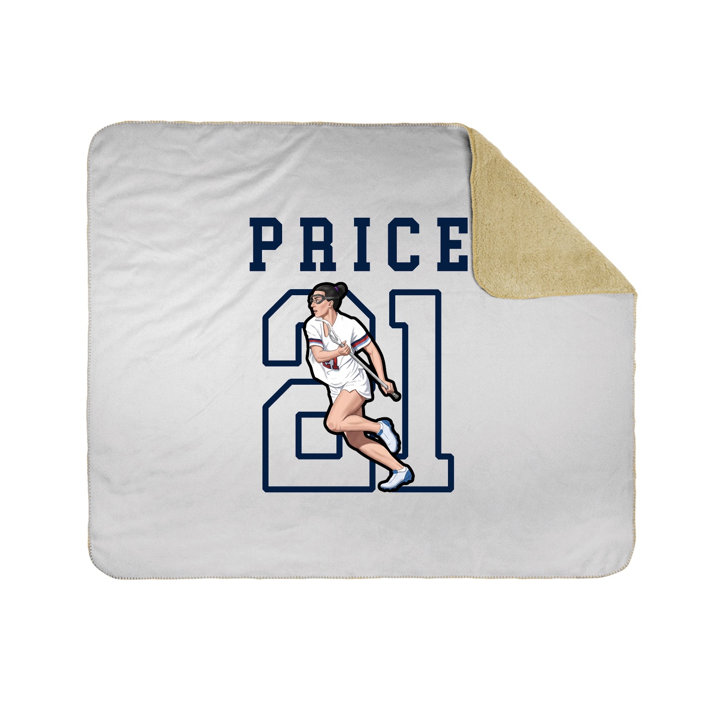 Throw Blanket — Shirsey in White