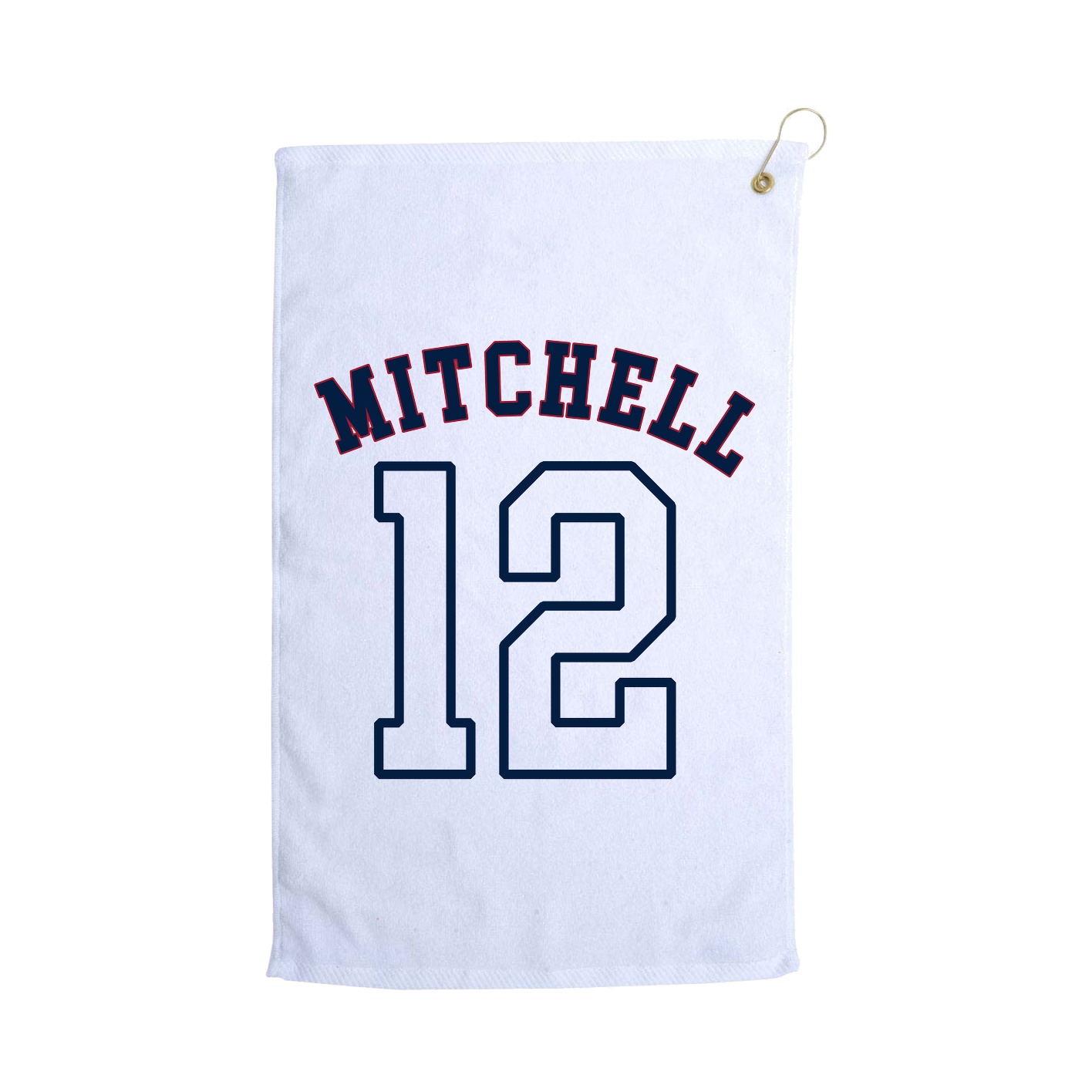 Golf Towel — Shirsey Arch in White