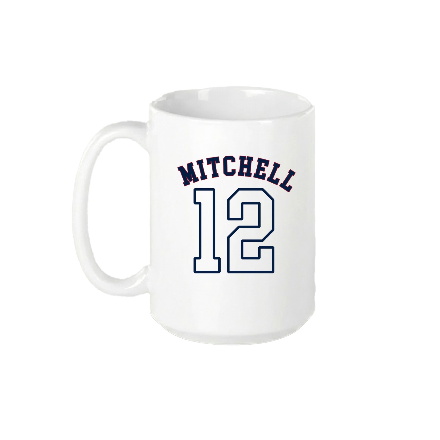 15oz Coffee Mug — Shirsey Arch in White