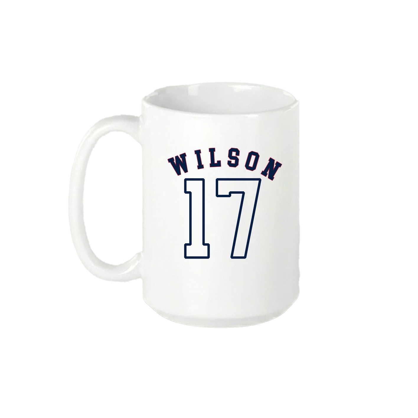 15oz Coffee Mug — Shirsey Arch in White