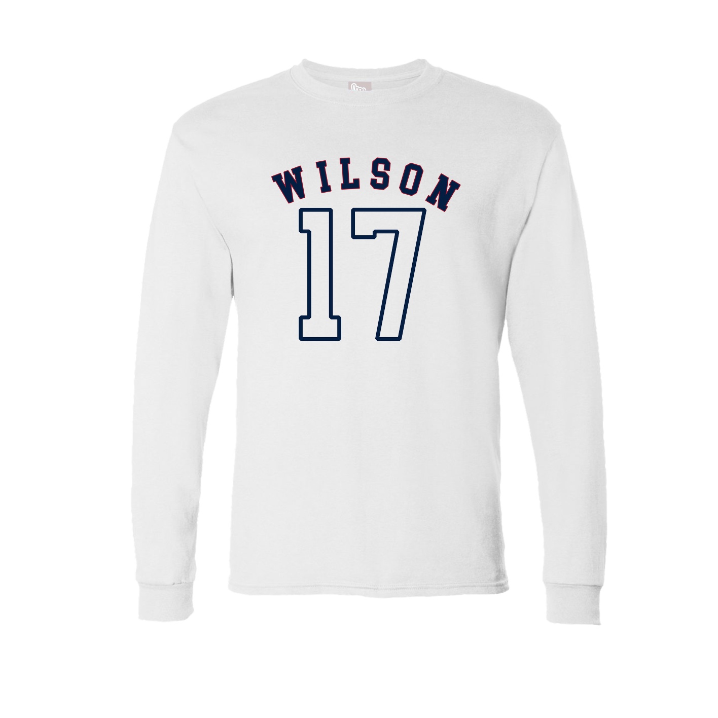 Long Sleeve Tee — Shirsey Arch in White