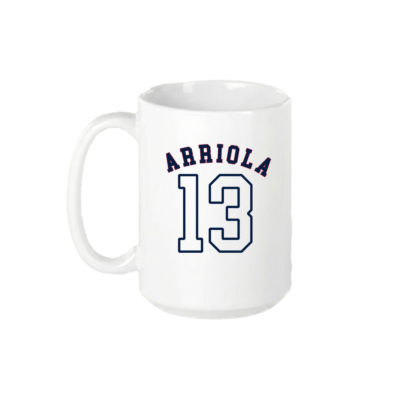 15oz Coffee Mug — Shirsey Arch in White
