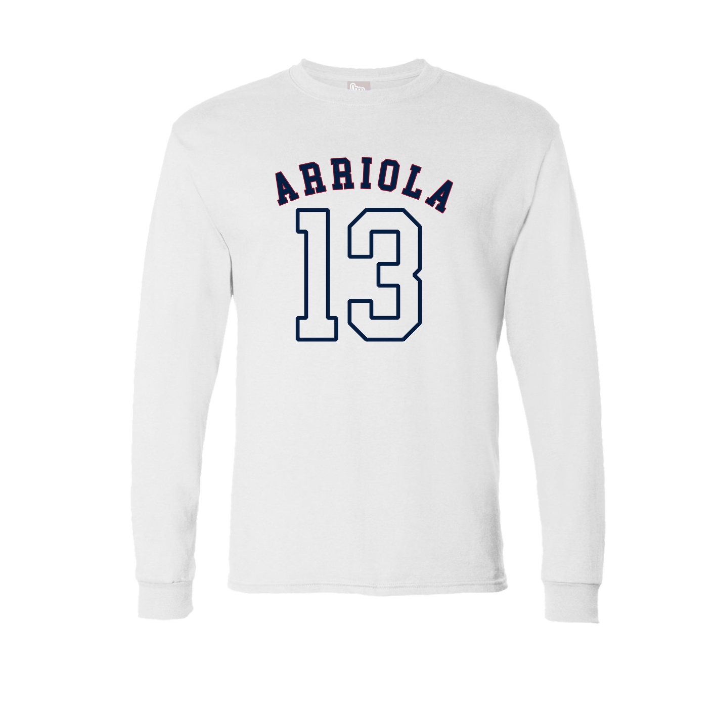 Long Sleeve Tee — Shirsey Arch in White