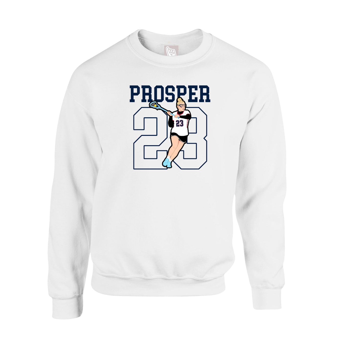 Fleece Crew — Shirsey in White