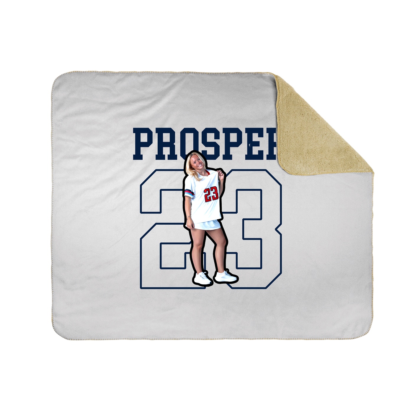 50x60 Sherpa Lined Throw Blanket