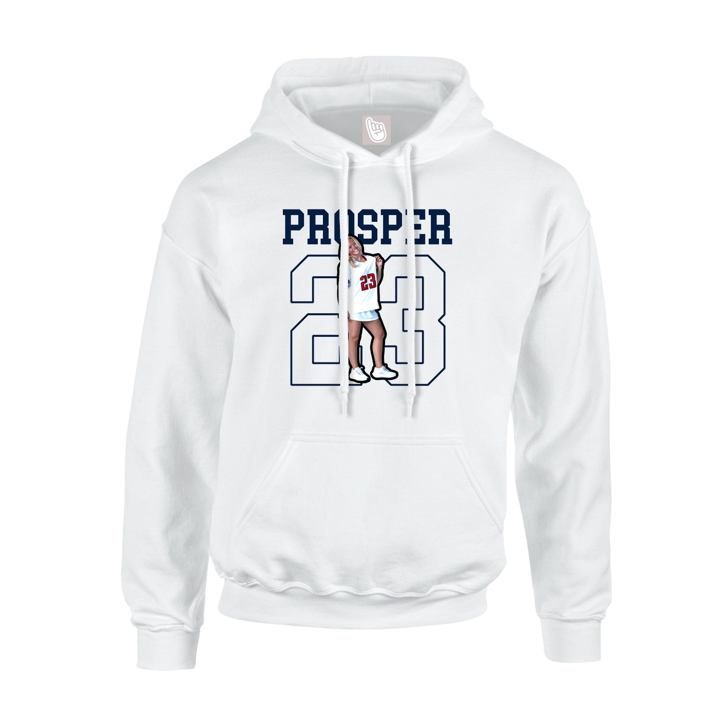 Hoodie — Shirsey in White