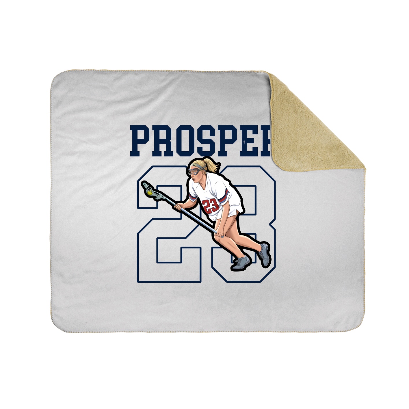 Throw Blanket — Shirsey in White