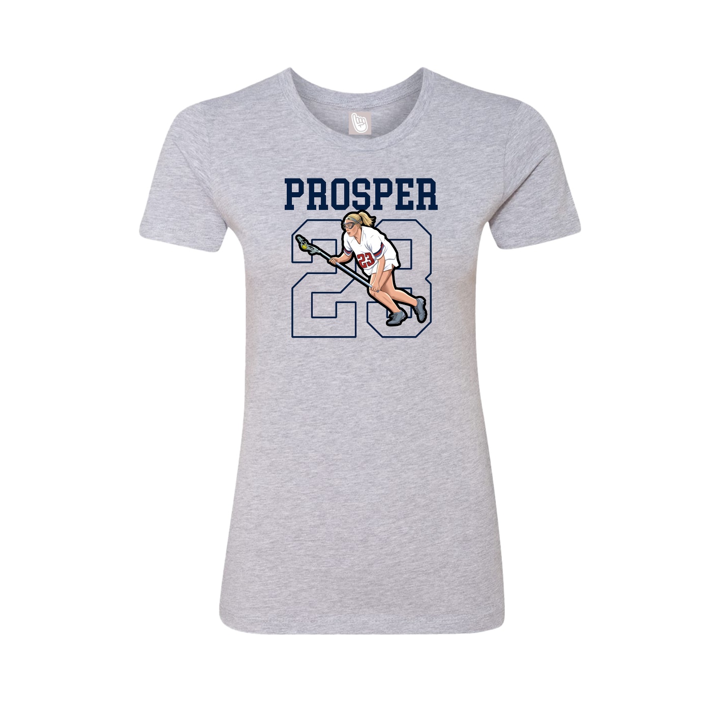 Fitted Women's Tee — Shirsey in Grey
