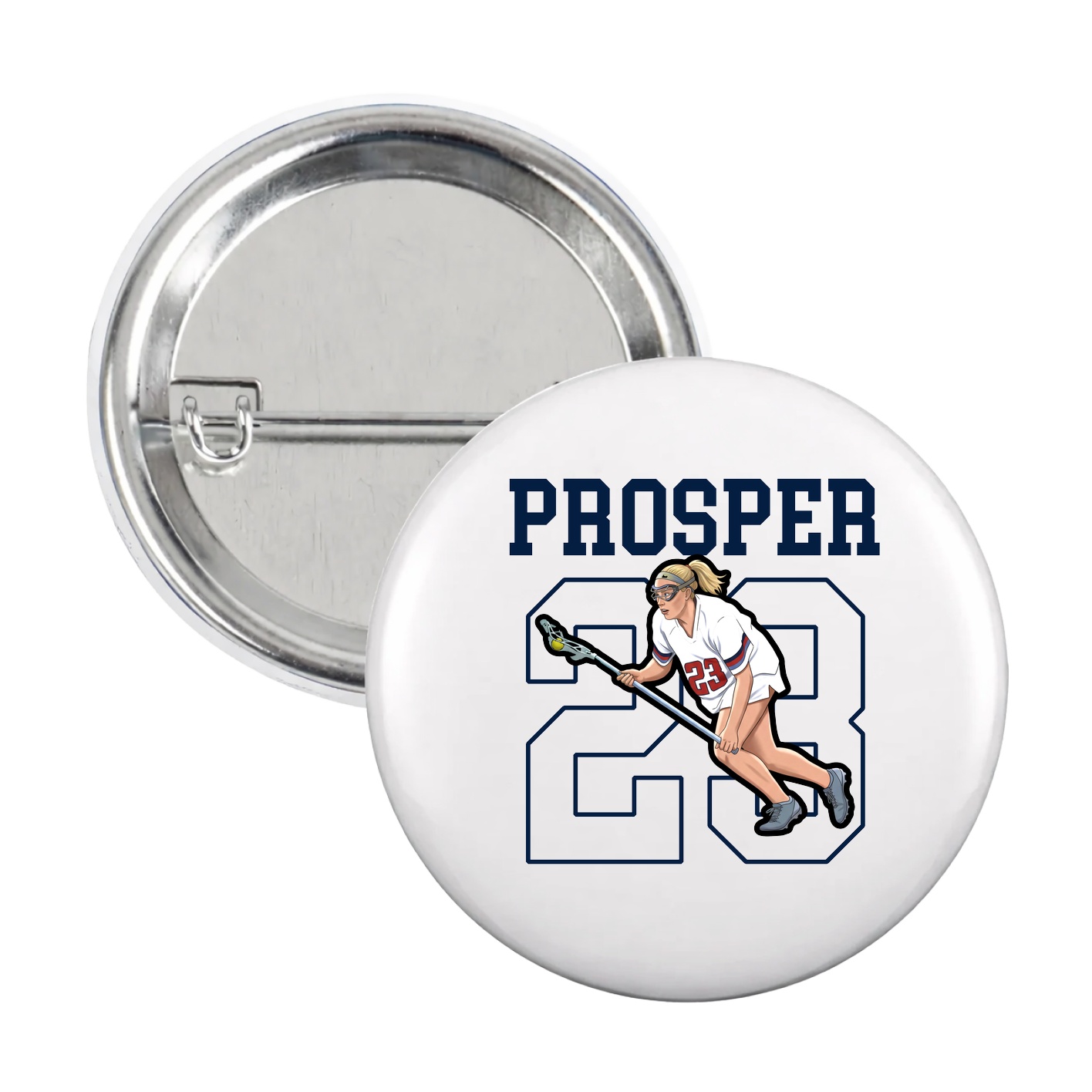Game Day Button — Shirsey in White