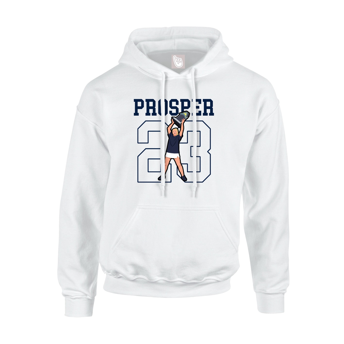 Youth Hoodie — Shirsey in White