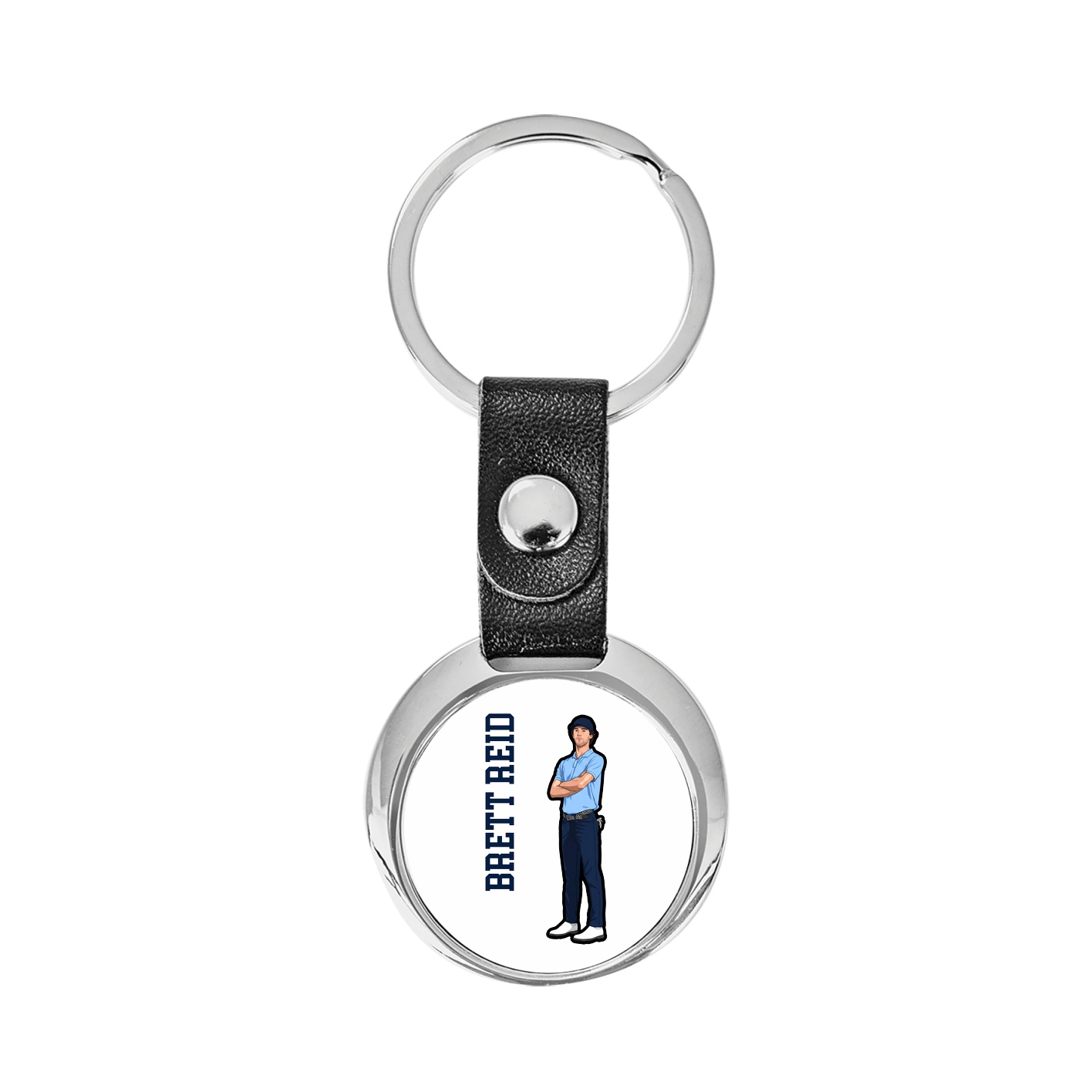 Key Chain — Name Vertical in Classic