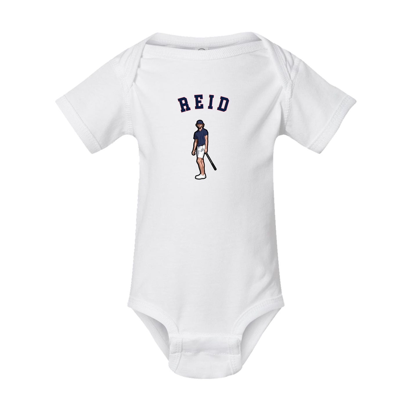 Baby Onesie — Shirsey Arch in White