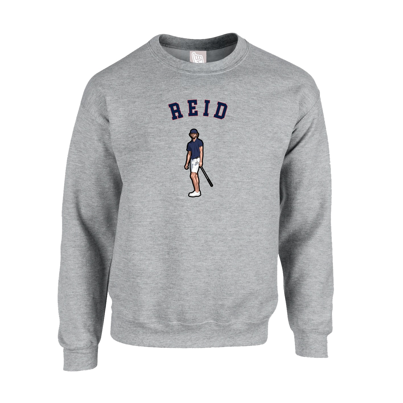 Fleece Crew — Shirsey Arch in Grey