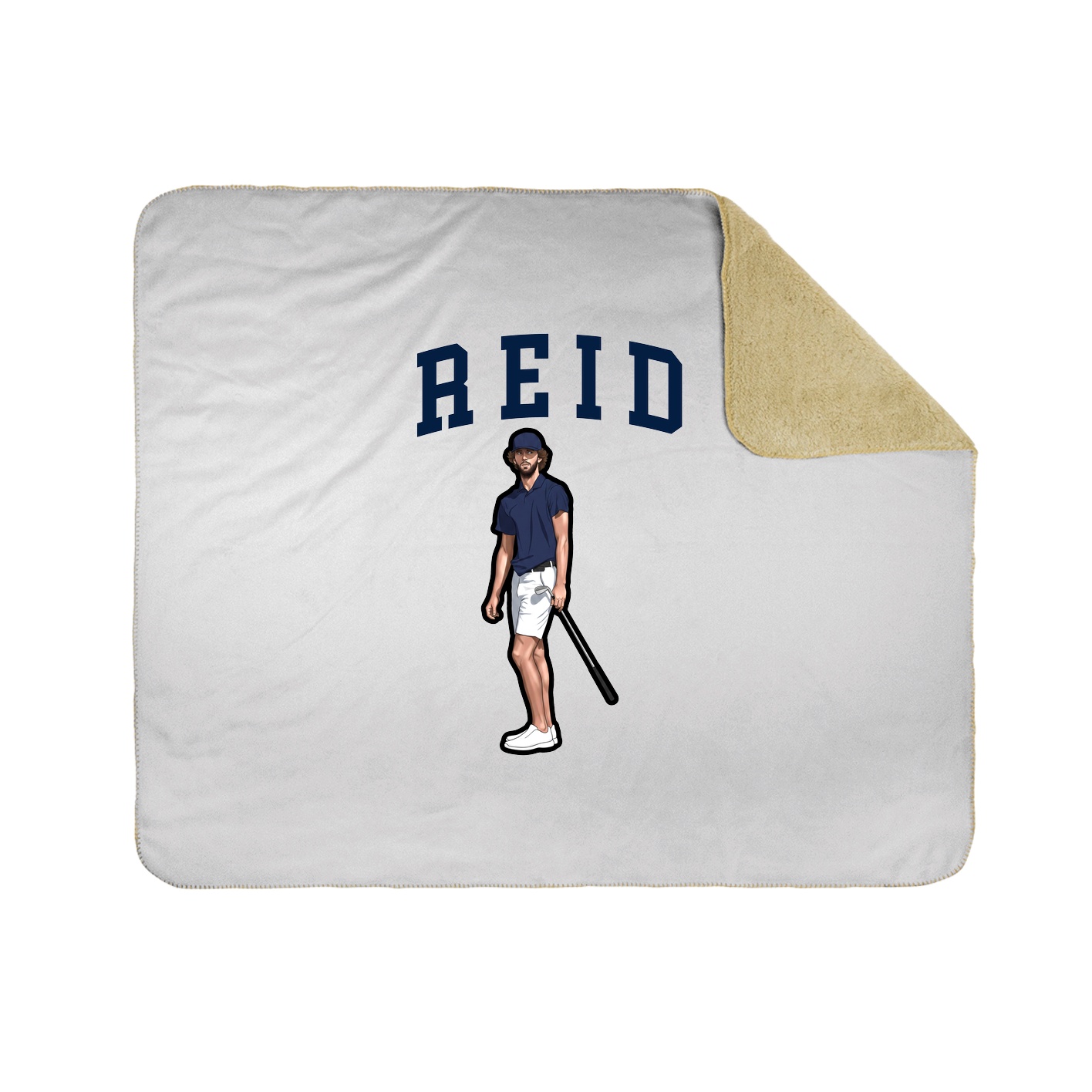 Throw Blanket — Shirsey in White