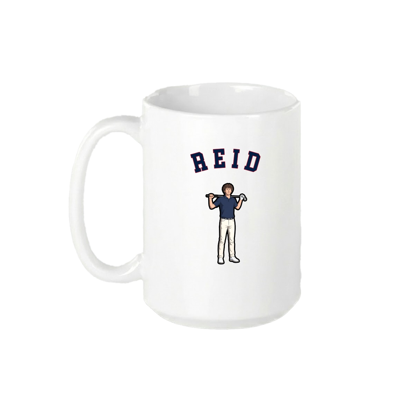15oz Coffee Mug — Shirsey Arch in White