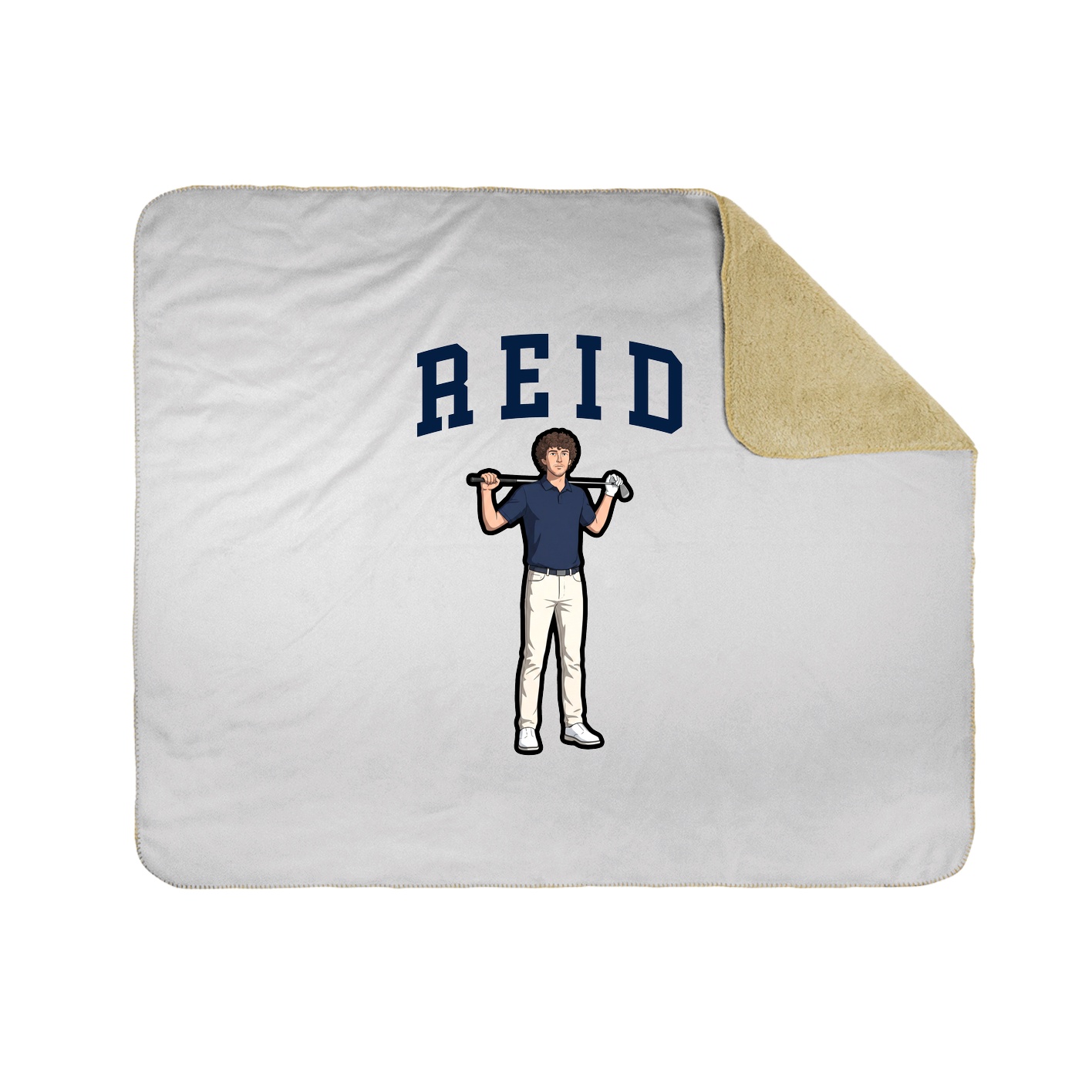 Throw Blanket — Shirsey in White