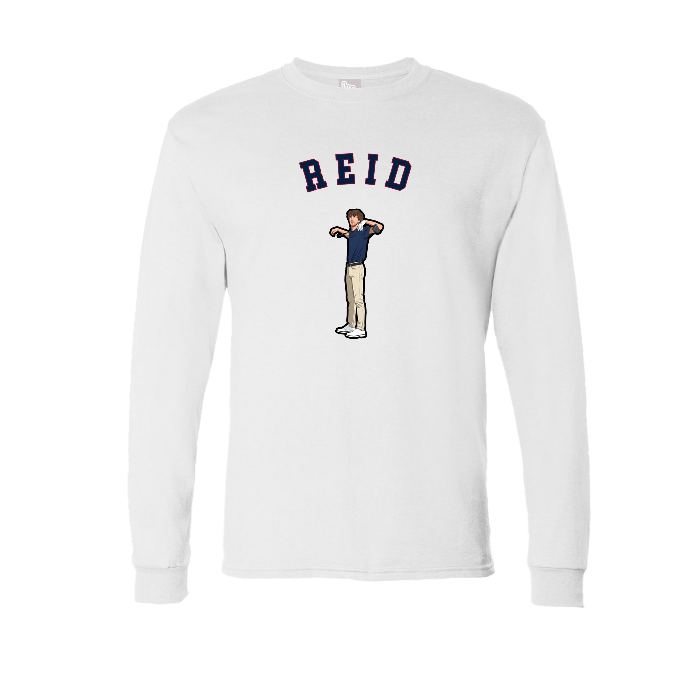 Long Sleeve Tee — Shirsey Arch in White