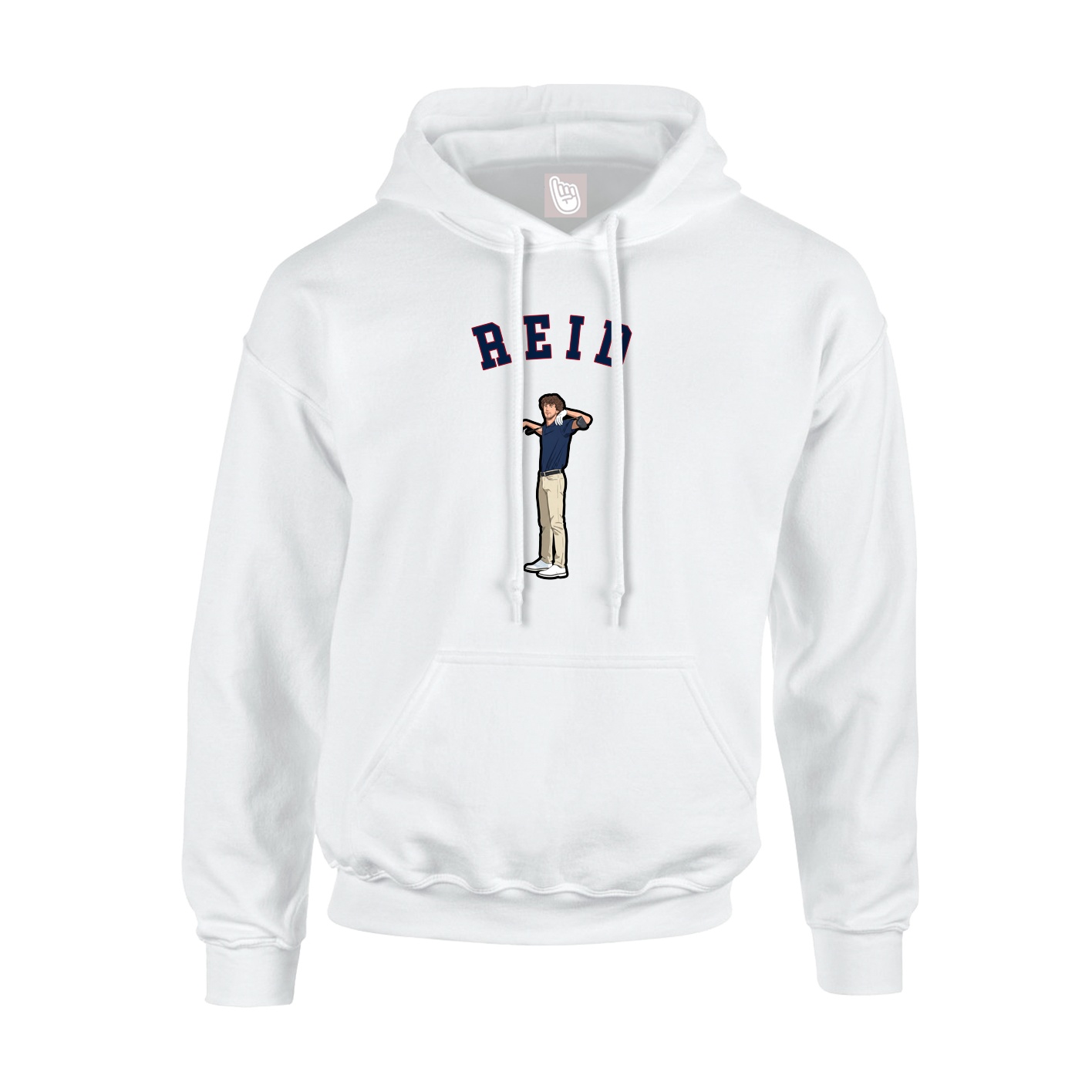 Youth Hoodie — Shirsey Arch in White